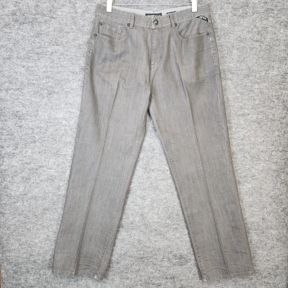 Vintage Ecko Unltd Jeans Mens 36X32 Gray Denim Baggy Fit‎ Hip Hop Skater Grunge